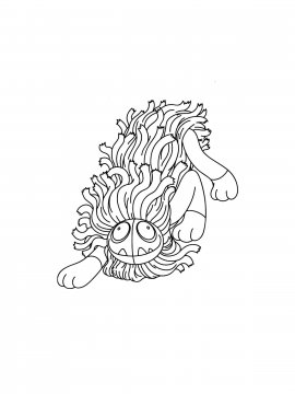 Раскраска Ярнаби крадется