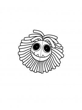 Раскраска Голова Ярнаби