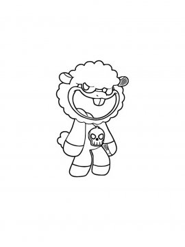 Раскраска Баба Чопс