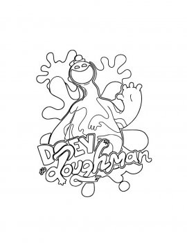 Раскраска Доуи Тестоман