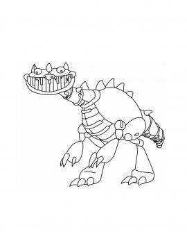 Раскраска Пианозавр