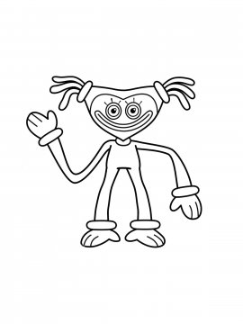 Раскраска Кукла Кисси Мисси