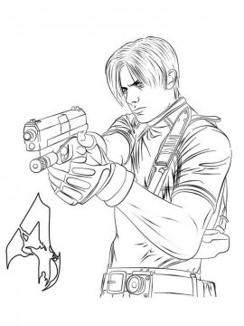 Раскраска Resident Evil 11 - Бесплатно распечатать