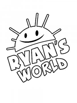 Раскраска Ryan's World 28 - Бесплатно распечатать