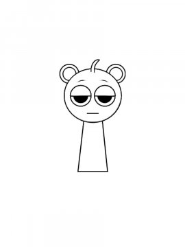 Раскраска Голубой Скай