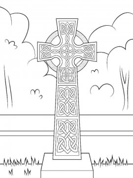Раскраска Крест 11 - Бесплатно распечатать