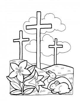 Раскраска Крест 24 - Бесплатно распечатать