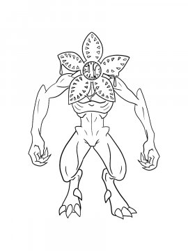 Раскраска Очень Странные дела 41 - Бесплатно распечатать