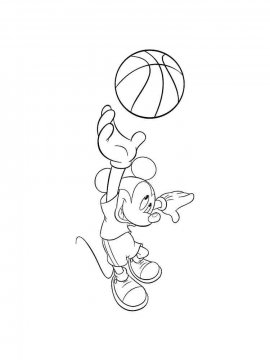 Раскраска Баскетбол 29 - Бесплатно распечатать