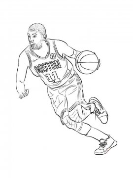 Раскраска Баскетбол 31 - Бесплатно распечатать