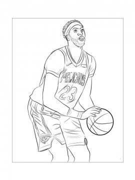 Раскраска Баскетбол 4 - Бесплатно распечатать