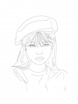 Раскраска Блэк Пинк 14 - Бесплатно распечатать