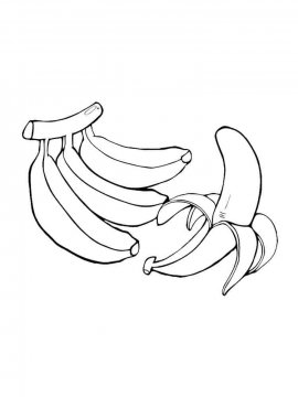 Раскраска Банан 2 - Бесплатно распечатать