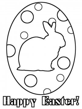 Раскраска Пасхальное Яйцо 18 - Бесплатно распечатать