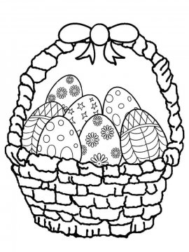 Раскраска Пасхальное Яйцо 31 - Бесплатно распечатать