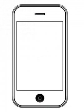 Раскраска Айфон 8 - Бесплатно распечатать
