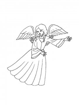 Раскраска Ангел 31 - Бесплатно распечатать