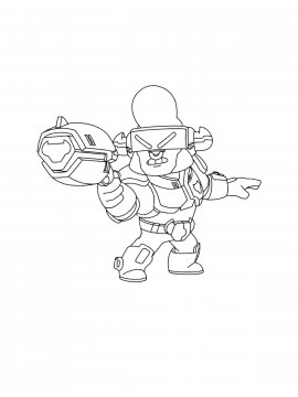 Раскраска Булл 8 - Бесплатно распечатать