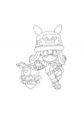 Раскраска Джеки 12 - Бесплатно распечатать