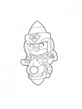 Раскраска Джеки 14 - Бесплатно распечатать