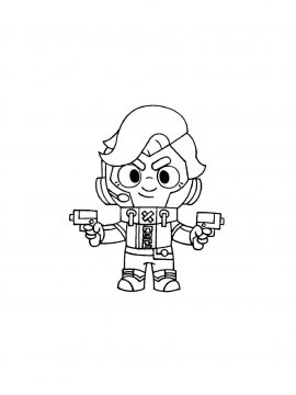 Раскраска Кольт 16 - Бесплатно распечатать