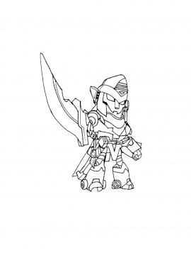 Раскраска Мортис 12 - Бесплатно распечатать