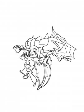 Раскраска Мортис 13 - Бесплатно распечатать