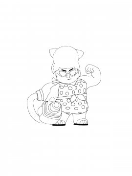 Раскраска Пэм 10 - Бесплатно распечатать