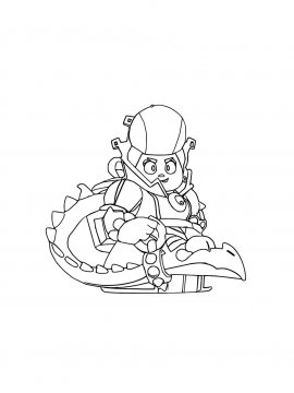 Раскраска Пэм 6 - Бесплатно распечатать