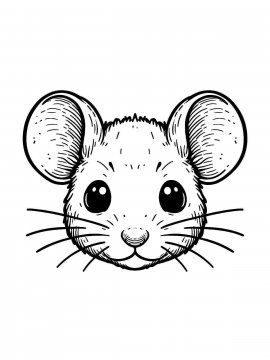 Раскраска Мышка 65 - Бесплатно распечатать