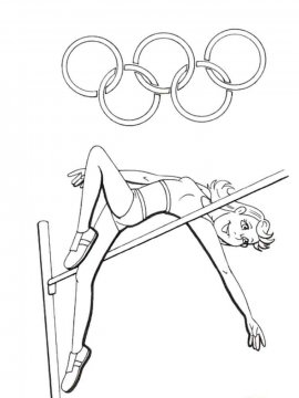 Раскраска Олимпиада 16 - Бесплатно распечатать