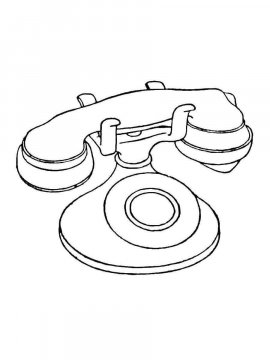 Раскраска Телефон 9 - Бесплатно распечатать