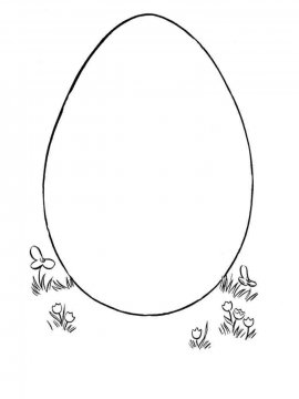 Раскраска Яйцо 21 - Бесплатно распечатать