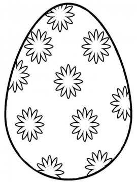 Раскраска Яйцо 26 - Бесплатно распечатать