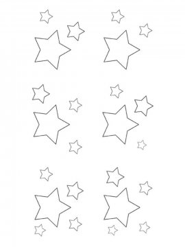 Раскраска Звезда 7 - Бесплатно распечатать