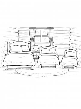 Raskraski Iz Skazki Tri Medvedya 14