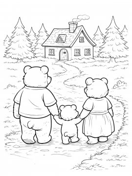 Raskraski Iz Skazki Tri Medvedya 16