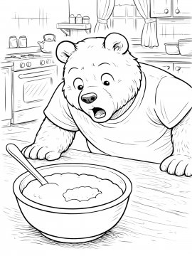 Raskraski Iz Skazki Tri Medvedya 17