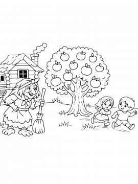 Raskraski Iz Skazki Baba Yaga 17