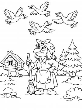 Raskraski Iz Skazki Baba Yaga 18