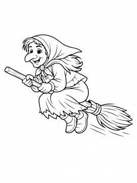 Raskraski Iz Skazki Baba Yaga 19
