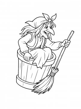 Raskraski Iz Skazki Baba Yaga 21