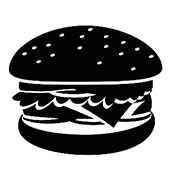 Трафареты Гамбургера