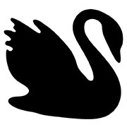 Трафареты Лебедя