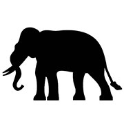 Трафареты Слона